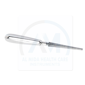 Lima ortopédica de doble punta AL MIDA Putti, de acero inoxidable, manual, de calidad premium, para uso hospitalario, con certificación CE Clase II - Product Image 1