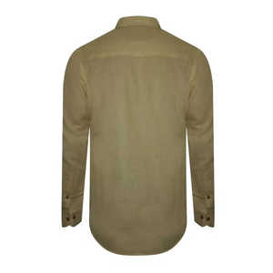 Chemise habillée classique pour homme, coupe ajustée, tissée, manches longues, en mélange de coton infroissable, boutonnée, pour affaires, bureau et soirées - Product Image 4