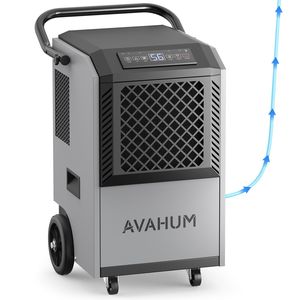 160 Punti. 7.500 mq Deumidificatore Commerciale e Industriale Nero Senza Contenitore Ft. Bucket Less - Product Image 1