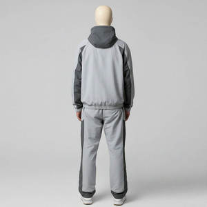 Custom High Quality <b>Wind</b> <b>Breaker</b> Streetwear Set Men Windbreaker Nylon Tracksuit - Product Image 3