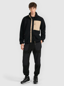 Chaqueta de Invierno Cálida con Cierre Completo, Chaqueta de Lana Sherpa Suave, Abrigo de Moda para Exteriores, Chaqueta Casual con Cuello Alto y Cierre de Cremallera, Diseño Personalizado para Hombre - Product Image 1