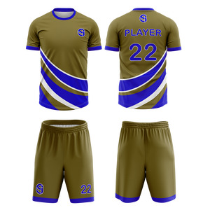 Meilleures ventes : Ensemble maillot et short de football pour homme, 100 % polyester, antibactérien, manches courtes, qualité professionnelle, vente en gros - Product Image 6