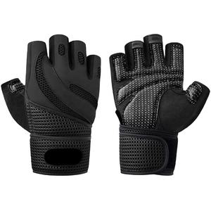 Vente en gros Parana PS-GG-009 de sport Logo personnalisable en cuir de vachette néoprène unisexe confortable gants de gymnastique pour l'haltérophilie - Product Image 3