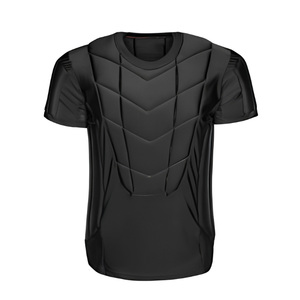 Baseball Compression Shirt Undershirt <b>Padded</b> Three Quarter Sleeve Adult Unisex Cooling Printed V-<b>neck</b> Front Logo OEM - Product Image 1