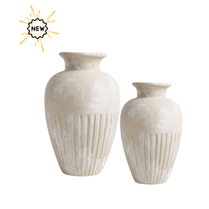 Maceta de cemento para exteriores con factor de Vietnam, platillo de Planta grande, maceta de cerámica blanca, jardín gigante, segundos, terracota, el mejor precio - Product Image 3