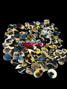 Piedra Preciosa de Ágata Shajar Dendrítica Natural, Cabujón de Diferentes Tamaños y Formas, Certificado por Terceros, Personalizable para Joyería - Product Image 4