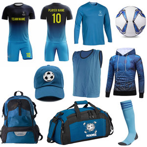 Conjuntos de Entrenamiento de Fútbol Ligeros y Ecológicos, Ropa Deportiva Transpirable y Cómoda, Conjuntos de Entrenamiento de Fútbol para Venta en Línea - Product Image 1