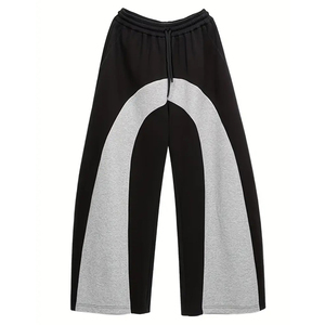 Produit tendance de premier choix, service OEM ODM de qualité supérieure, pantalon de survêtement unisexe surdimensionné, coupe ample confortable, jogging en molleton - Product Image 1