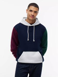 Custom <b>Fleece</b> <b>Zip</b> <b>Up</b> <b>Hoodie</b> Boxy Men's Sweatshirt Plain Solid Color Premium Front Pocket Hoodies Wholesale Products - Product Image 1