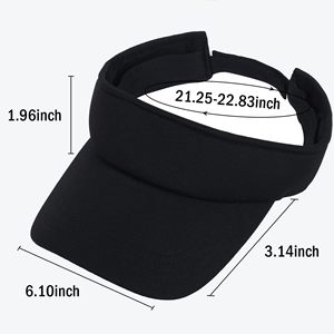 <b>Sun</b> Visor <b>Hat</b> Adjustable Outdoor Sports Cap for <b>Men</b> Women Adults - Product Image 3