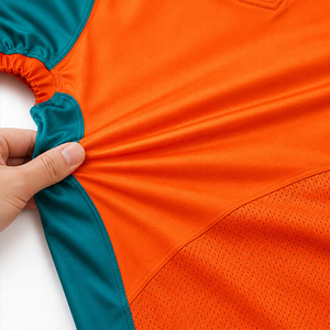 Camiseta de Fútbol Americano Nueva al por Mayor, Transpirable, de Secado Rápido, Protección UV, Tallas Grandes, Logotipo Personalizado, Impresión por Sublimación 100% - Product Image 2