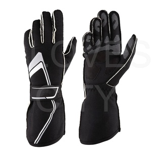 2025 mejores guantes profesionales de carreras de Kart con diseño de logotipo personalizado Material de PU para guantes deportivos al aire libre City Sialkot Pakistán - Product Image 1