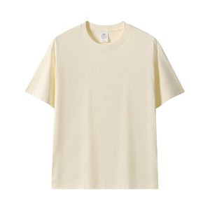 Camiseta de Manga Corta con Cuello Redondo para Hombre, Color Sólido, Corte Regular, Algodón Jersey, Ropa Casual - Product Image 3