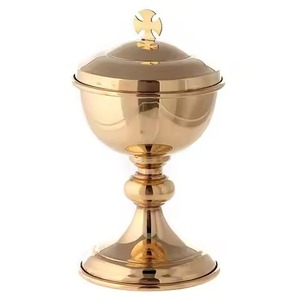 Ciborio Sagrado de Latón Premium para la Sagrada Comunión, para Aplicaciones Litúrgicas - Product Image 4