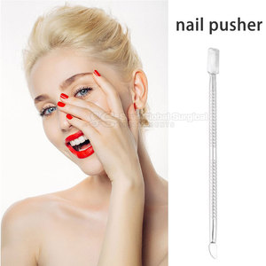 Empujador de Cutículas de Acero Inoxidable Premium para Manicura, Doble Punta, Reutilizable, Acabado Liso, Cuidado de Uñas - Product Image 3