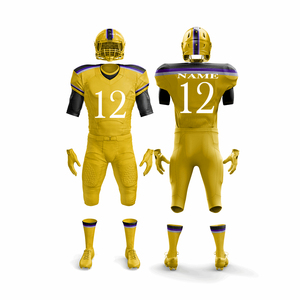 Nuevo uniforme de fútbol americano para adultos, camiseta y pantalones cortos, uniforme de fútbol americano personalizado por sublimación para entrenamiento y partidos. - Product Image 4