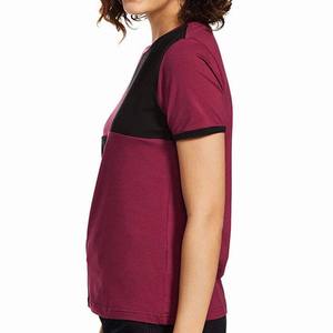 Camiseta de Mujer, Algodón Suave, Cuello Redondo, Manga Corta, Corte Holgado, Informal, Básica, para Uso Diario, Cómoda para el Verano - Product Image 2