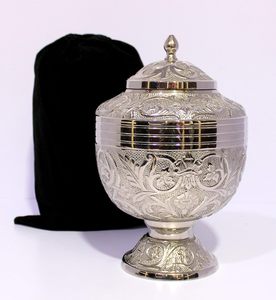 Luxury Stainless Steel Pet Urn Teardrop Shape Airtight for <b>Dogs</b> - Product Image 1