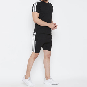 Two Piece Summer Casual Men's T-Shirt & Shorts <b>Set</b> Breathable Sportswear Workout Fitness <b>Twin</b> <b>Sets</b> OEM Service - Product Image 3