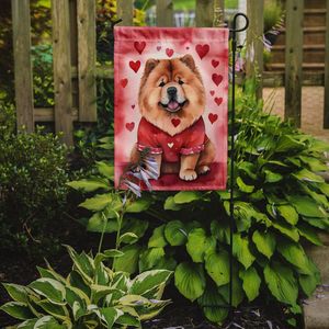Chow Chow My Valentine Jardin Drapeau Multicolore Boîte Aux Lettres Décoratif Cour Bannière pour Patio Oeuvre Fleur Lits Petite Cour Pelouse Signes - Product Image 2