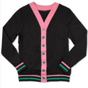 New Design Custom Made Kapa Alpha Psi <b>Cardigan</b> <b>Sweater</b> Cashmere Soft Knit Design <b>Cardigan</b> <b>Sweater</b> Applique Embroidery <b>Sweater</b> - Product Image 1