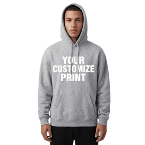 Direct Factory Wholesale Winter Men's Solid Fleece Hoodie Bespoke Lightweight Quick Dry Activewear Breathable Cotton-Poly <b>Blend</b> - Product Image 1