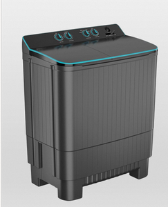 Lave-linge semi-automatique durable à deux cuves avec fonctions de lavage et d'essorage pour le linge domestique et l'entretien des vêtements - Product Image 1