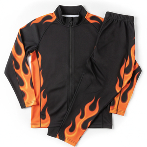 Traje Deportivo de Compresión Personalizado de Poliéster y Spandex, Camiseta Deportiva para Hombre, Ropa de Fitness Ajustada para Gimnasio - Product Image 1