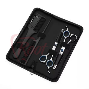 Juego de Tijeras de Barbería de Nuevo Estilo, Juego de Tijeras de Barbería con Mango Ergonómico, Agarre Cómodo, Kit de Corte de Cabello para Salón - Product Image 5