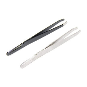 Pinza para Cejas Reutilizable de Primera Calidad, Ecológica y Ligera, con Peine, Punta Inclinada de Acero Inoxidable, Accesorio de Cuidado Personal - Product Image 2