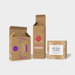 Kraft Paper Product <b>Box</b> Custom Printed <b>Brown</b> Kraft Packaging <b>Box</b> Eco Friendly Folding Carton <b>Box</b> - Product Image 1