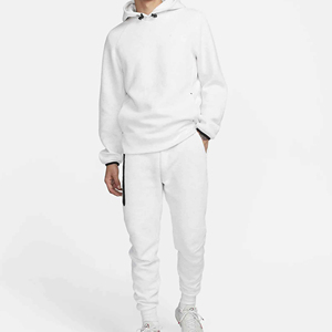 Pantalon de jogging pour homme, usage quotidien, en molleton de coton durable, coupe décontractée, bas de pantalon à revers, doux, idéal pour les séances de fitness et les voyages. - Product Image 3