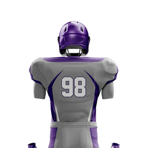 Nouveauté 2026 – Ensembles d'uniformes de football américain personnalisés de haute qualité à manches courtes, séchage rapide, en Spandex/Polyester pour hommes - Product Image 5