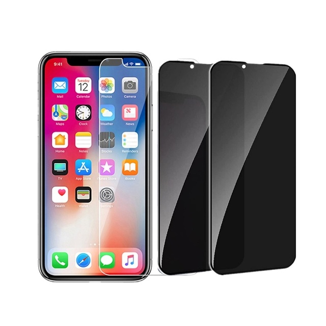 Privacy-Enhanced 9H Hardness 2.5D Tempered Glass Screen Protector for 16 Pro/Pro Max/Plus 15 Anti-Spy