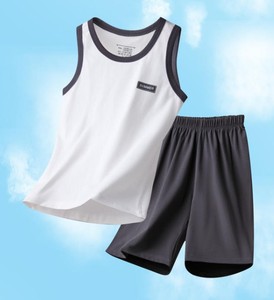 Débardeur personnalisé pour le fitness, la gym et les loisirs, en coton tricoté, sans manches, col rond, anti-boulochage, séchage rapide - Product Image 5