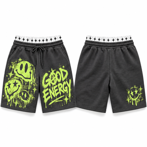 Shorts imprimés Phoenix, motif oiseau mythique, style streetwear décontracté, taille élastique, fermeture à cordon, poches latérales, imprimés graphiques - Product Image 6