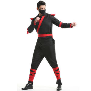 Conjunto de Disfraz de Ninja Premium para Adultos, Hombres y Mujeres, Guerrero Negro, Shinobi, Asesino, Uniforme, Disfraz de Halloween, Cosplay, Fiesta de Disfraces - Product Image 2
