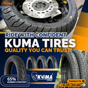 TUBOS INTERIORES DE MOTOCICLETA KUMA Nueva Condición Origen de Vietnam Varios tamaños 110/70-13 130/70-13 80/90-14 90/90-14 90/80-14 120/70 - Product Image 6