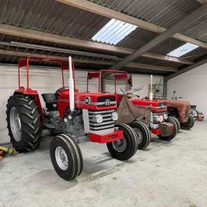 Tracteur agricole robuste avec une puissance de traction à quatre roues motrices et une conception mécanique inspirée du MF185 pour l'agriculture intensive - Product Image 6