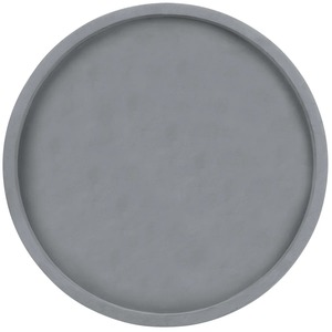 Assiette plate ronde en céramique, couleur unie, design minimaliste, vaisselle et assiettes - Product Image 1