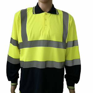 Polo de sécurité haute visibilité personnalisé et confortable, respirant, ignifuge et réfléchissant pour la vente en gros - Product Image 4
