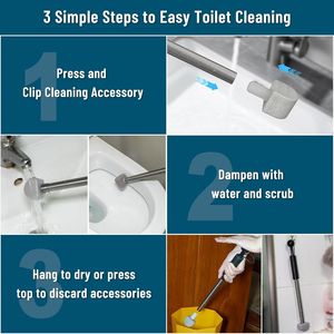 Limpiador de inodoros de piedra pómez de 16.7 pulgadas con mango para eliminar incrustaciones de agua dura y manchas de calcio - Product Image 3