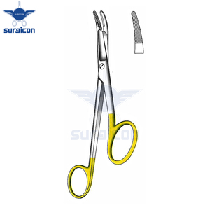 Mini porte-aiguilles Gillies 12 cm / 4-3/4 pouces avec denture de 0,4 mm, profil mini pour droitiers et carbure de tungstène TC GOLD - Product Image 2