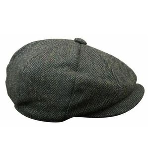 หมวกแก๊ป Peaky Blinders คุณภาพสูง ผลิตจากผ้าฝ้ายและผ้าขนสัตว์ 5 ชิ้น พร้อมงานปัก 3 มิติแบบกำหนดเอง หมวกทรงเบสบอลแบบ A-Frame - Product Image 2