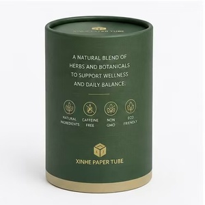 Biodegradable <b>Cardboard</b> Cylinder Box Food Grade Paper <b>Tube</b> for Dietary Supplements - Product Image 2