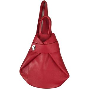 Mochila de Cuero de Cabra Hecha a Mano para Mujer, Silueta Relajada, Estilo Casual, para Viajes y Uso Diario - Product Image 3