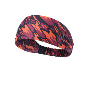 Bandeau personnalisé pour le yoga, la course, le fitness, la gym, athlétique, anti-transpiration, antidérapant, 100% coton, impression sublimée personnalisée - Product Image 3