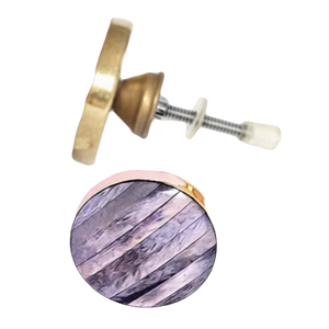 <b>Modern</b> Purple Wood Grain Cabinet Knobs Resin Handle Eco-Friendly for Storage Closet Drawer Furniture 38-40mm Durable Design - Product Image 4