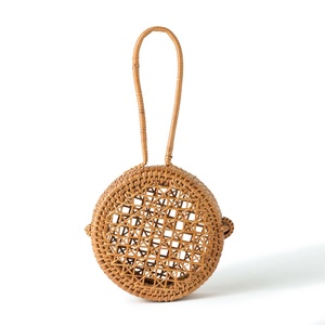 Mini bolso de ratán para niños, bolsos infantiles de buena calidad, cesta de fibra natural para bebés al precio más bajo. - Product Image 3