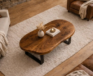 Premium Quality Wooden Coffee Table Available with Metal Legs for Dining Room and Bedroom Office and Home Usage for Sell - Product Image 4